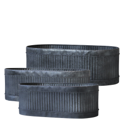 Skjulere m. riller ovale st af 3,