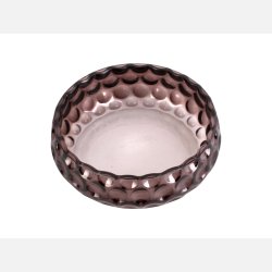 Skl glas, chokoladebrun, lille