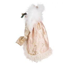 Engel i pink/beige kjole