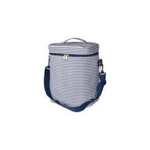 K�letaske bl�/hvid, stor