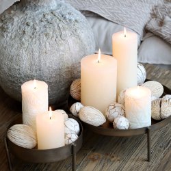 Macon lys, bladm�nstret, creme