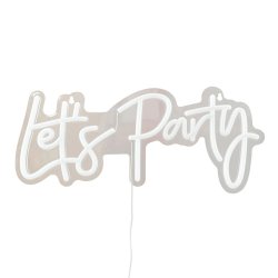 Dyberg Larsen LED-skilt "Let's Party"