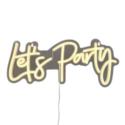 Dyberg Larsen LED-skilt "Let's Party"