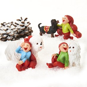 Bramming nisse med hund