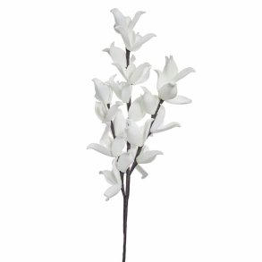 Lene Bjerre Happia dekoration blomst i hvid skum 