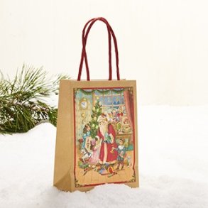 Julepose med jule mand, brun