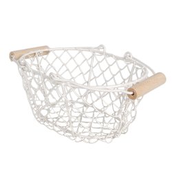 Metalkurv, hvid