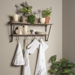 Glas fyrfadsstager, st