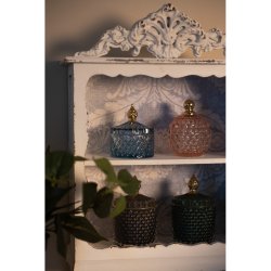 Glaskrukke med lg, gr