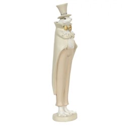 Fr figur, herre, hvid/gul