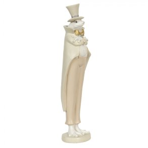 Fr figur, herre, hvid/gul