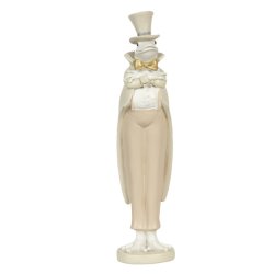 Fr figur, herre, hvid/gul