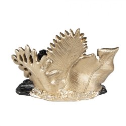 Lve i sort med guld blade