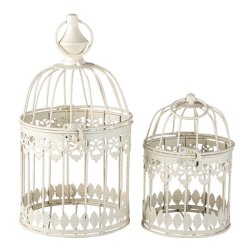 Fuglebure, st a 2 stk., antik hvid