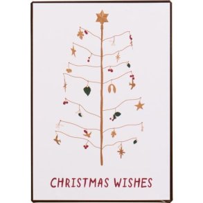 Metalskilt Christmas Wishes