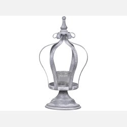 Fyrfadsstage p fod krone, GR ZINK