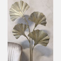 Lampe til gulv m. 4 blade