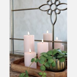 Bloklys LED, stvet rosa, CA