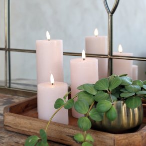  Bloklys LED, stvet rosa,CA