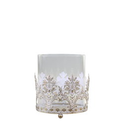  Vire Hurricane m. dekor, antique messing