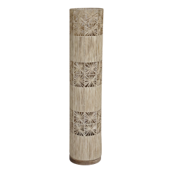 Standerlampe i naturflet