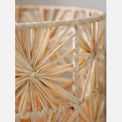 Standerlampe i naturflet