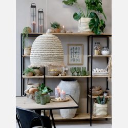 Macon Bloklys m. bladmnster , rosa