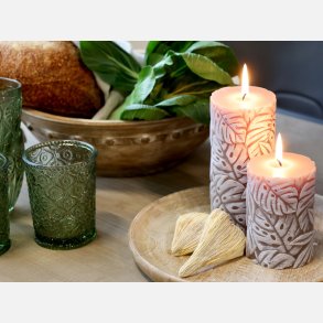 Macon Bloklys m. bladmnster , rosa