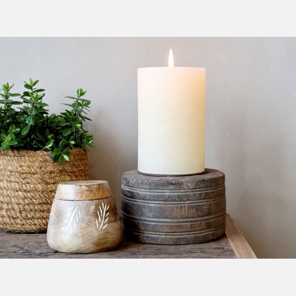 Chic Antique, GRIMAUD LYSESTAGE til bloklys i natur