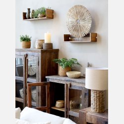 Chic Antique, GRIMAUD LYSESTAGE til bloklys i natur