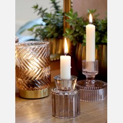 Lampe LED m. mnster, mocca