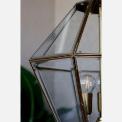 Lysekrone, antique messing