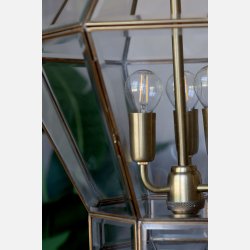 Lysekrone, antique messing