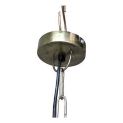 Lampe i rattanflet, stor