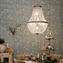 Versailles fransk Lysekrone m. glasprismer