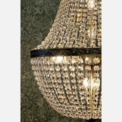 Versailles fransk Lysekrone m. glasprismer