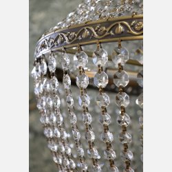 Versailles fransk Lysekrone m. glasprismer