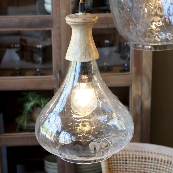 Lampe m. trtop, klar, drbe