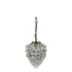 Chic Antique, Versailles Lysekrone Dr�be m. glasprismer