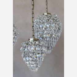 Chic Antique, Versailles Lysekrone Dr�be m. glasprismer