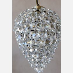 Chic Antique, Versailles Lysekrone Dr�be m. glasprismer