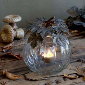 Chic Antique, Hurricane rundt glas med metal