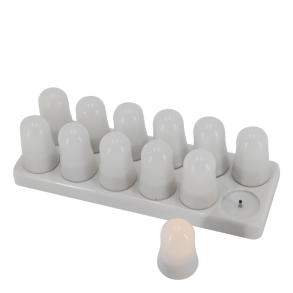 Chic Antique, Fyrfadslys LED 12 stk. genopladelig