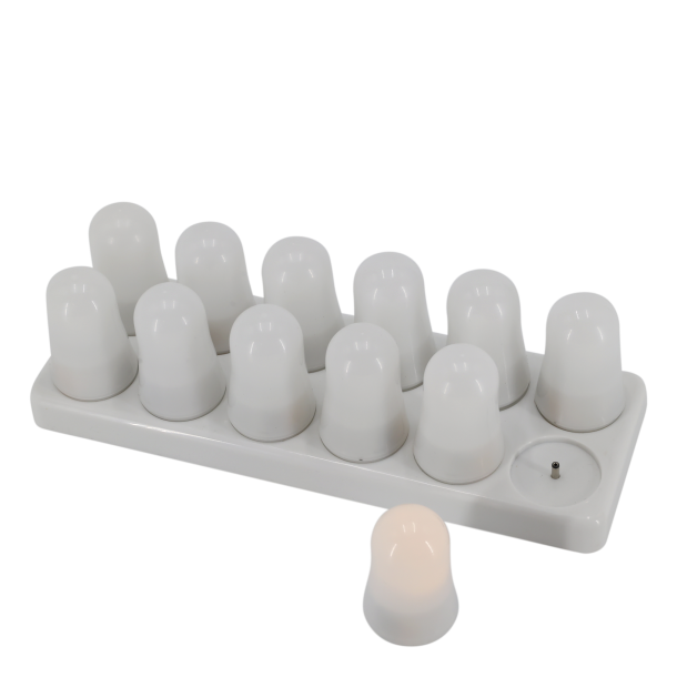 Chic Antique, Fyrfadslys LED 12 stk. genopladelig