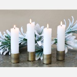 1 Lysholder m. magnet, messing