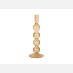 Lysestage, swirl boble, sand glas