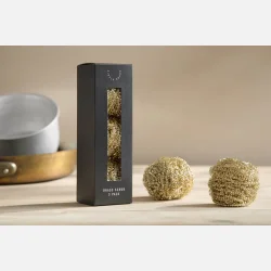 Messing Svamp 3 stk. Brass