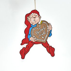 Bramming med Honninghjerte i tr� - Udend�rs