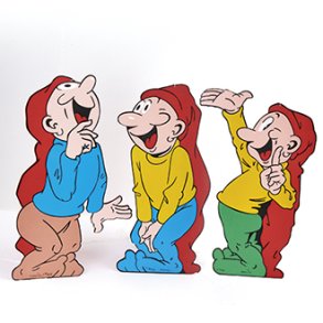 Bramming nisse, tr�, Old Time, til oph�ng � 53X83CM,