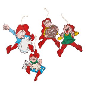 Bramming nisse, tr�, til oph�ng � 25CM